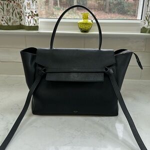 Celine Medium Belt Bag in black